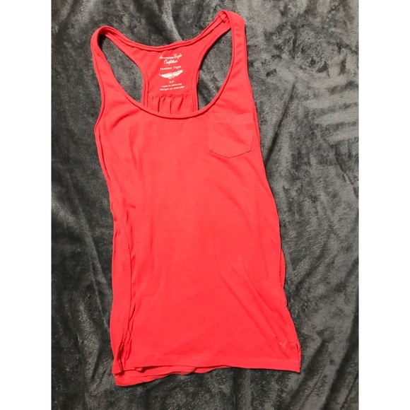 coral lightweight super soft racer back AE tank - Picture 2 of 2